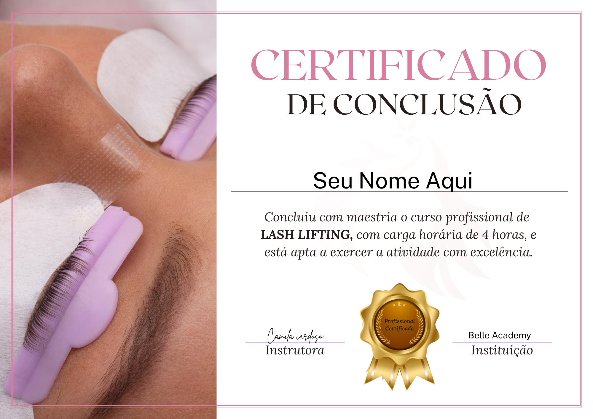 White and Gold Marble Modern Completion Certificate (6)